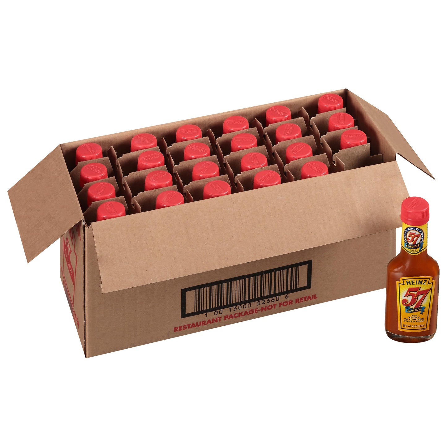 Heinz 57 Sauce (24 Ct Casepack, 5 Oz Bottles)