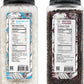 Soeos Himalayan Sea Salt, 39 oz (2.4 lb) + Whole Black Peppercorns, 18oz (1.1 lb) White Himalayan Salt Coarse Grain, Whole Black