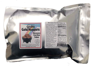 Carolina Gold Nuggets Microwave Pork Puffies Pork Rinds, Original, 5 Lb