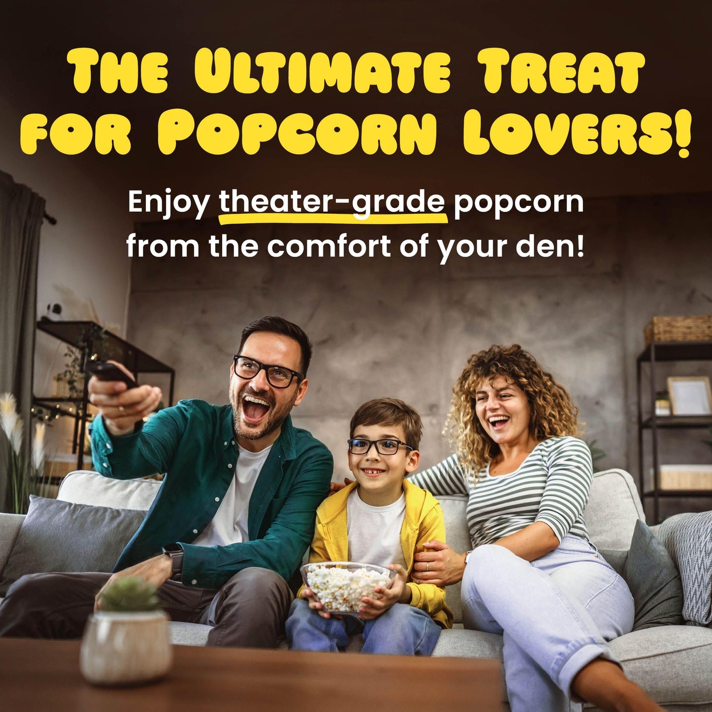 PREMIUM AMERICA Gourmet Popcorn Kit, 24 Pre-Portioned Packs, 8 oz Poppers, Movie Theater Style, Butter Coconut Oil, Kernels & Seasoning