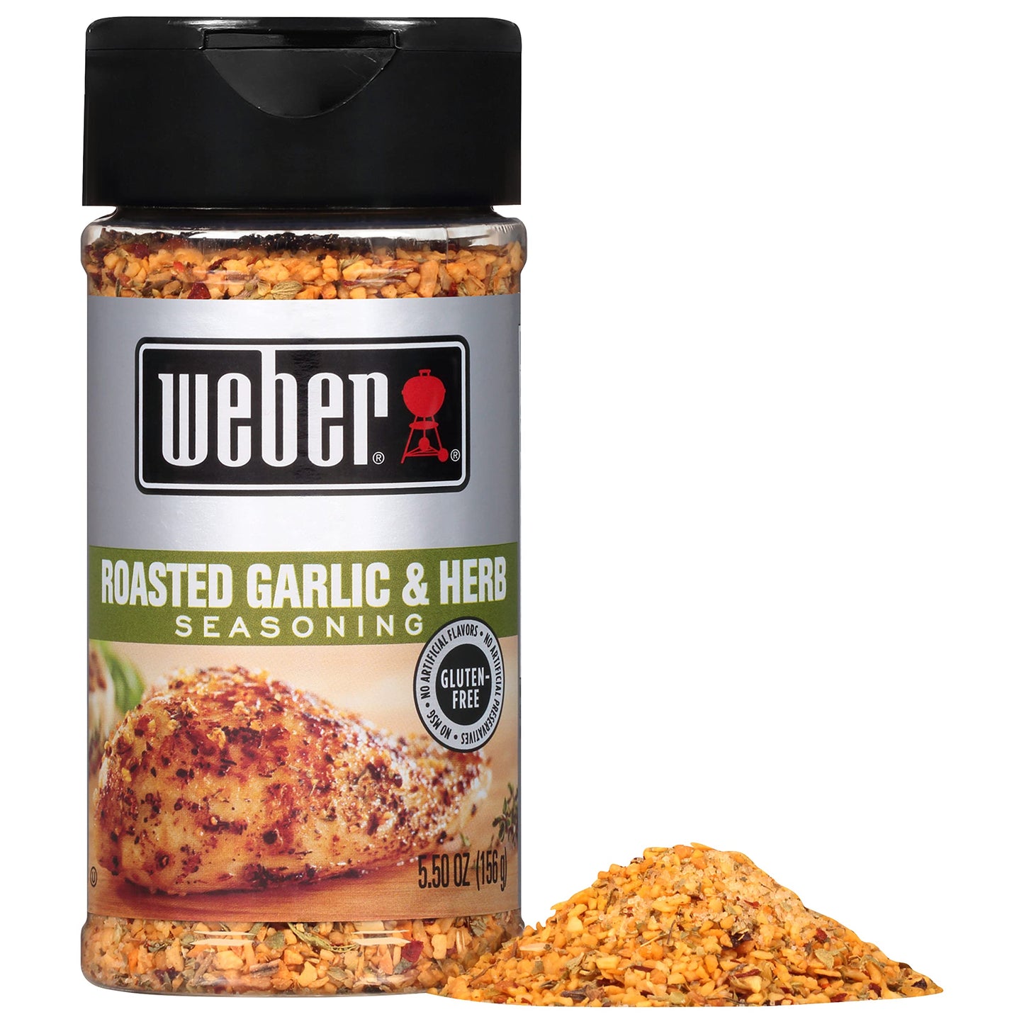 Weber Roasted Garlic & Herb Seasoning, 5.5 oz (Pack of 6)