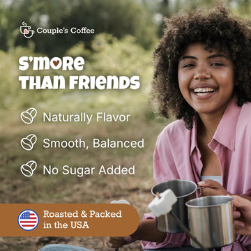 Couples Coffee Ground Coffee | Smore Than Friends | Medium Roast Smore Flavored Coffee