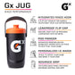 Gatorade Gx Performance Jug  64oz  Leakproof  Non Slip Grip  Great for Athletes  Blue