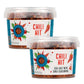 Cornish Sea Salt Chili Hit Seasoning - Hand-Harvested, 1.8 oz Resealable Tub, Pack of 2