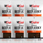 Enjoy Beef Jerky Teriyaki, All Natural 3Oz (Pack Of 6)