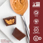 Justins Organic Mini Dark Chocolate Peanut Butter Cups, 4.7 oz (6 Pack), White