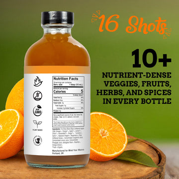 Fire Brew Immune Tonic - Citrus Apple Cider Vinegar, 8 Fl Oz, Organic Ingredients