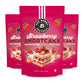 Pop Daddy Flavored Pretzels Sticks  Healthy Gourmet Pretzels Snacks  7.5oz Individual Bags  3 Pack  Strawberry Shortcake