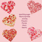 Confect Red, Pink & White Pearls Sprinkles | Mix Heart & Valentine Sprinkles | Sprinkles For Baking & Cake Decorative | Edible S