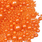 Sentovac Orange Pearl Edible Sugar Sprinkles for Cake Decorating, Cupcakes, Cookies - Perfect for Halloween, Christmas, Valentine's Day, Weddings