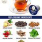 Teavity Organic Rooibos Tea Pods for Keurig - Unsweetened Decaf with Lemon, Mint, Licorice - 24 Count