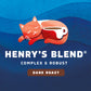 Seattle s Best Coffee Henrys Blend Dark Roast Ground Coffee | 12 Ounce Bags (Pack of 6)