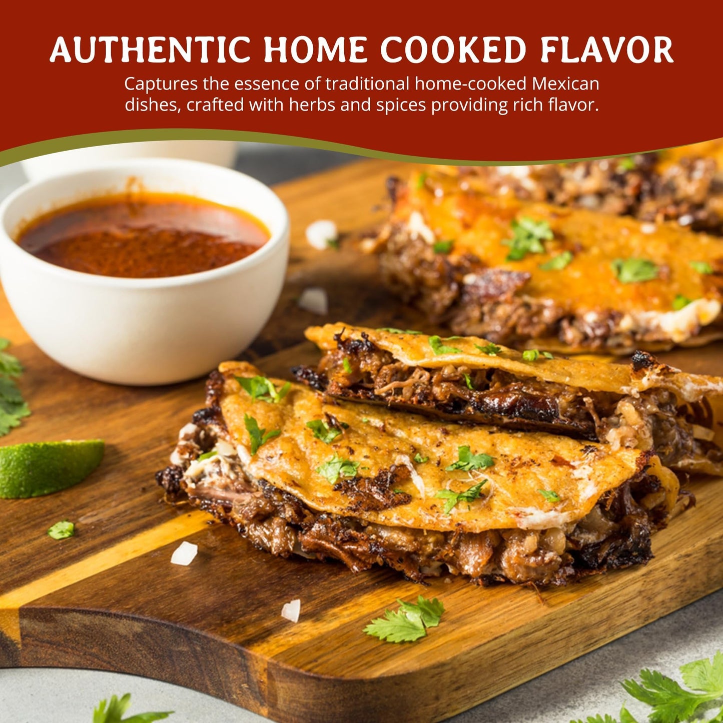 Just Add Luv Birria Spice   Seasoning Medium, 2.5 oz (Pack of 2) - Mexican Spice Mix for Tacos, Quesadillas, Enchiladas, No