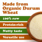 Food To Live Organic Italian Semolina Flour, 2 Pounds - Premium Durum Wheat, Perfect For Pasta And Pizza Dough, Ideal For Authen