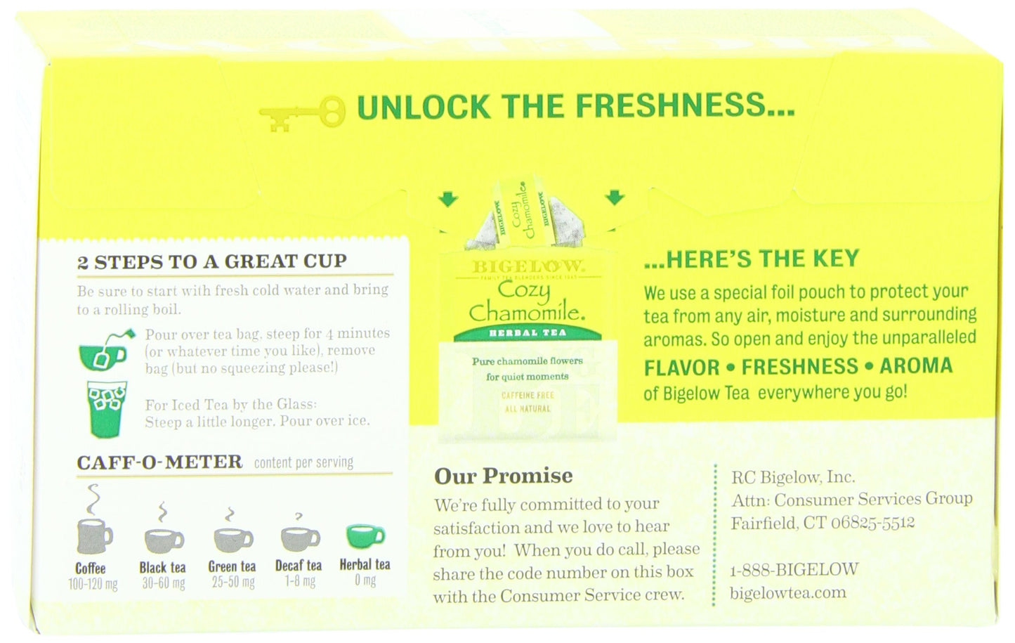 Bigelow Tea Cozy Chamomile Herbal Tea, 20 Count (Pack of 6), Model 7231000041