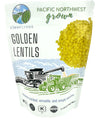 Certified Glyphosate Residue Free Yellow Lentils | 1 LB | Non-GMO | Vegan | Non-Irradiated (Will Sprout) | Kosher | Vegan | Grow