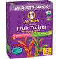 Annies Organic Sweet and Sour Fruit Twists, Strawberry Lemonade and Green Apple Fruit Flavored Snacks, Variety Pack, 12 Count, 