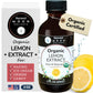 Organic Lemon Extract for Baking, Ice Cream, Drinks, and Candy - 2 oz - Water-Soluble - By Harvest Moon Delights - Pure Lemon Fl