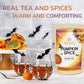 Brewix, Pumpkin Spice Black Tea (25 Pyramid Tea Bags) | Fall Tea | Halloween Tea | Warm And Spicy Tea