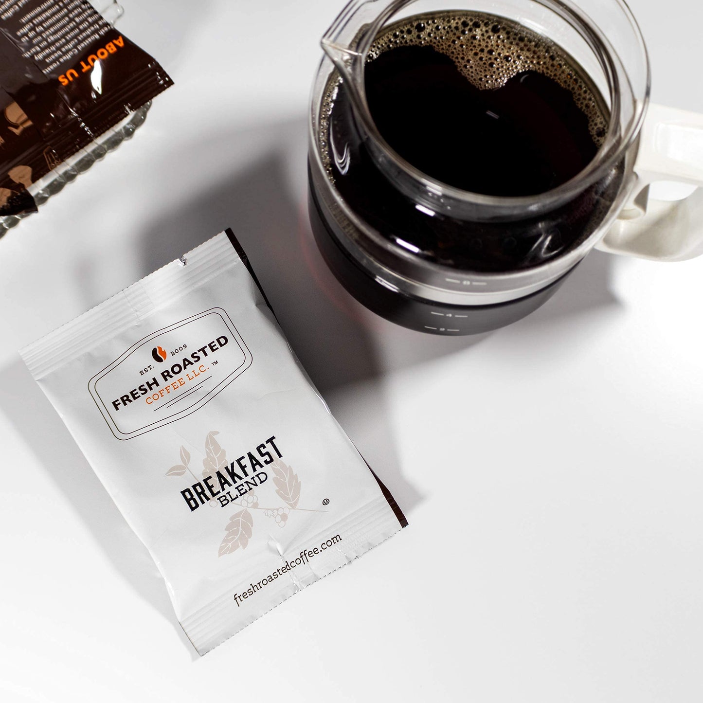 Fresh Roasted Coffee, Breakfast Blend, Kosher, Pre-Ground Fractional Packs, 1.75 Ounce, 126 Count