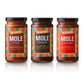 Ya Oaxaca Mole Sauce Variety Pack - Vegan, Non-GMO, Gluten Free - 12 Oz (Pack of 3) - Includes Negro, Coloradito, & Rojo