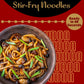 KA-ME Udon Noodles - Fresh Cooked Stir Fry Noodles 14.2 oz (Pack Of 6), No Preservatives/MSG, Instant & Microwaveable, Perfect f