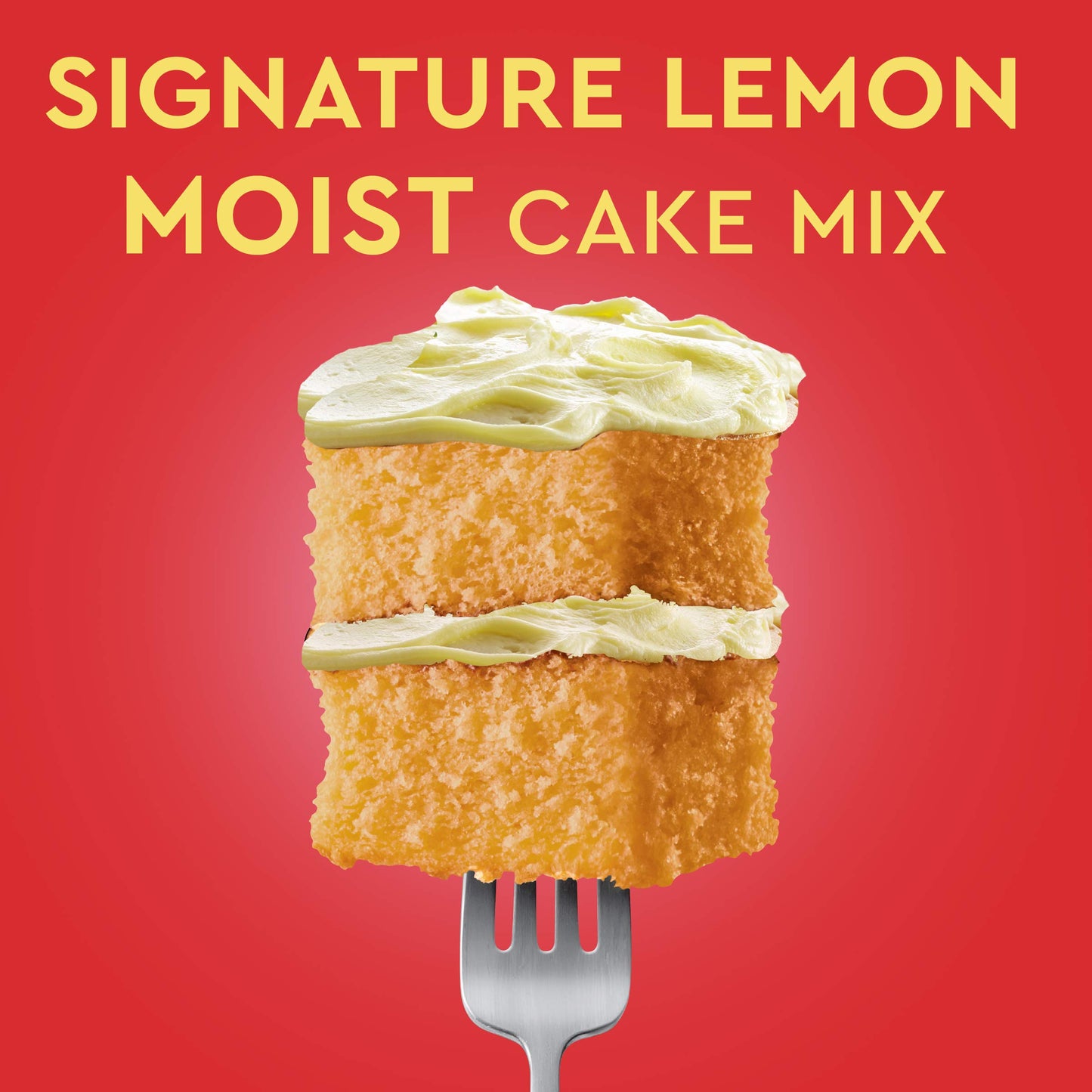 Duncan Hines Signature Perfectly Moist Lemon Supreme Cake Mix 15.25 Ounce (Packaging May Vary)
