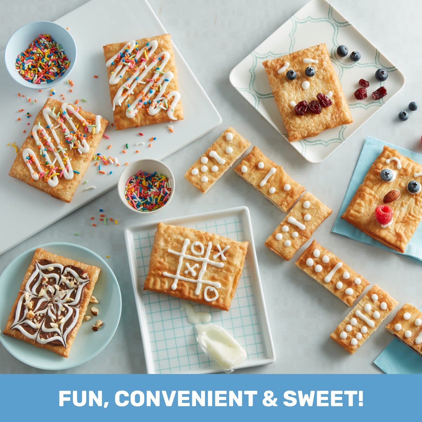 Pillsbury Toaster Strudel Frozen Pastries, Cream Cheese and Strawberry, 6 Ct, 11.7 oz