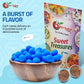 NY Spice Shop Royal Blue Sixlets Candy - 1 Pound Chocolate Balls for Party Décor and Gifts