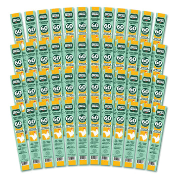 Mighty Spark Chicken Snack Sticks - Honey and Jalapeno - 6g of Protein, No Antibiotics Ever, No Hormones Added, Gluten Free, Soy