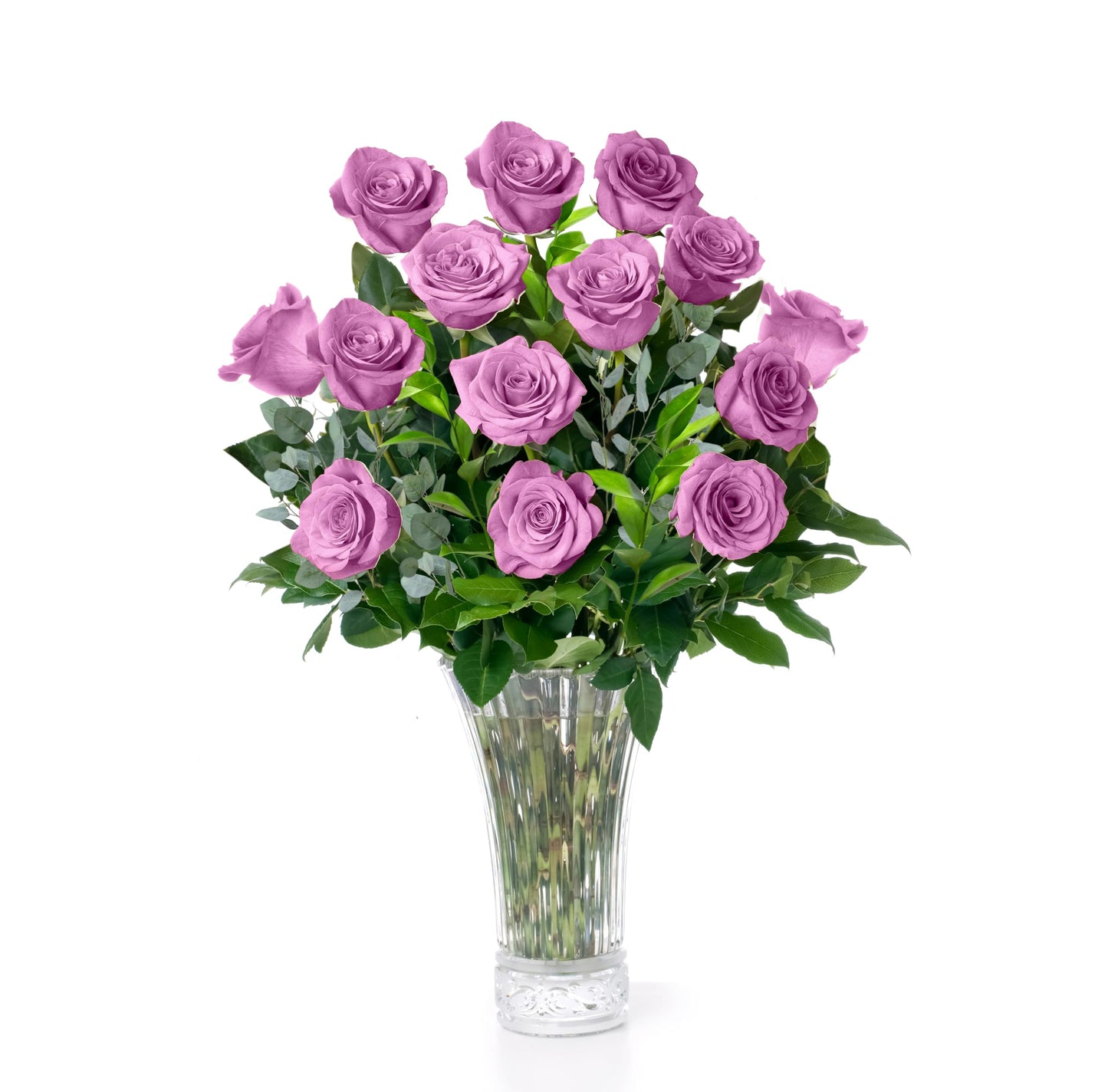 Aquarossa Farms - 12 Lavender Roses Bouquet, Mother's Day Gifts, Flowers Fresh Bouquet, Flowers for Delivery, Gift Idea for Her