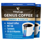 VitaCup Instant Coffee Packets, Keto Coffee with MCT Oil & Turmeric, 48 Count
