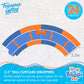 Treasures Gifted Blippi Birthday Party Supplies - Cake Topper Set with 1 Cake Topper & 24 Cupcake Toppers - Blue, Orange, Plastic
