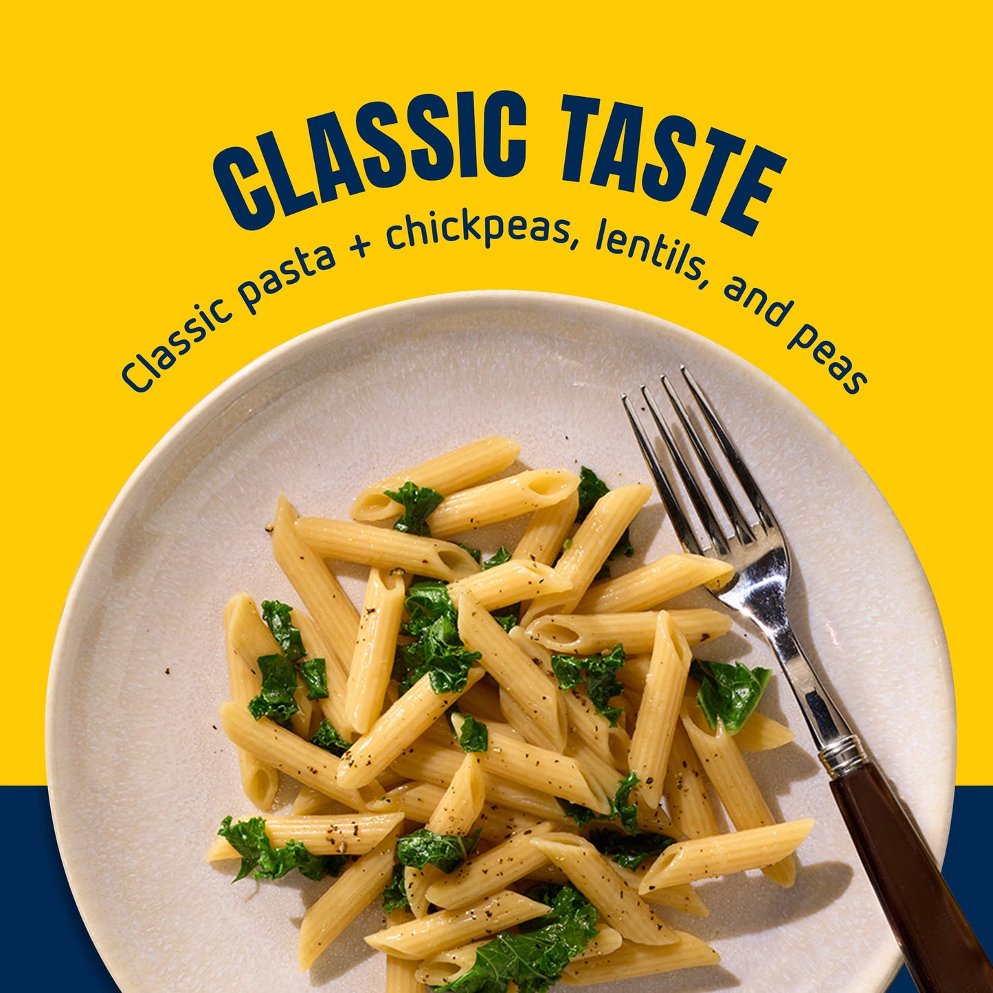 BARILLA Protein+ (Plus) Penne Pasta - Protein from Lentils, Chickpeas & Peas - Good Source of Plant-Based Protein - Protein Past