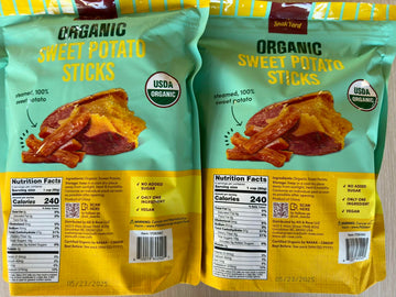Generic Snakyard Sweet Potato Sticks 6/2.8Oz (1.05Lbs)-2 Packs, 12X10X4