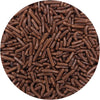 NCS Chocolate Brown Edible Jimmies Sprinkles, 8 ounces
