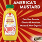 KOOPS Organic Yellow Mustard - Gluten-Free, Kosher, USDA Certified Organic, 12 Oz, Pack of 4