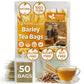FRESHDRINKUS Barley Tea Bags, 100% Natural Herbal Tea, Vegan, No Sugar, Caffeine, or Gluten, 50 Count