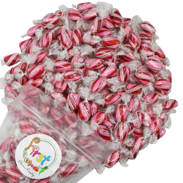 Firstchoicecandy Hard Candy Twists, All Flavor Individually Wrapped Twist Hard Candy (Cinnamon, 2 Pound)