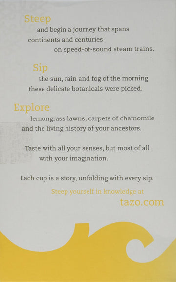Tazo Herbal Infusion Tea-Calm Chamomile (Decaf), 20 Filter Bags
