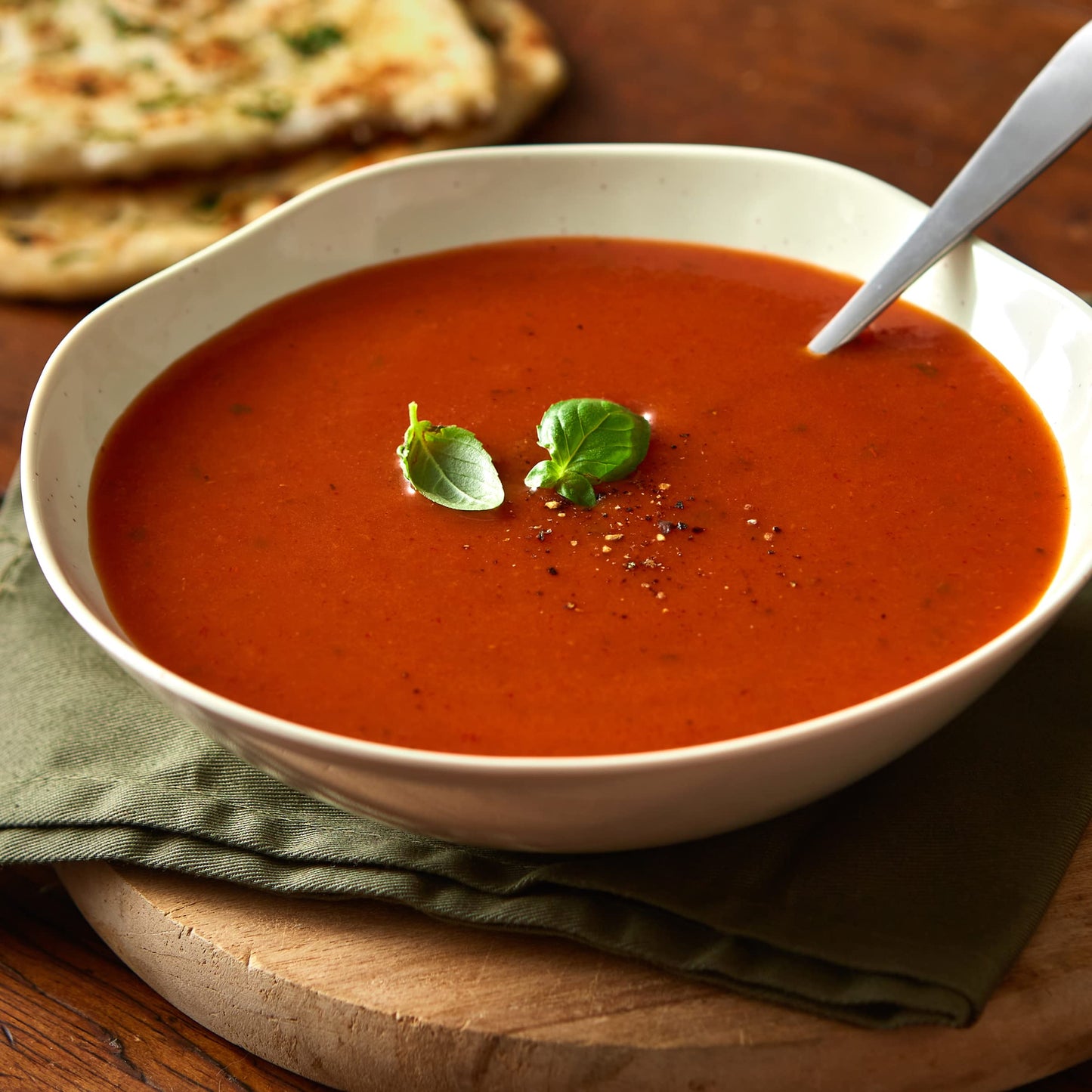 Progresso Reduced Sodium, Creamy Tomato with Basil Soup, Gluten Free, 19 oz