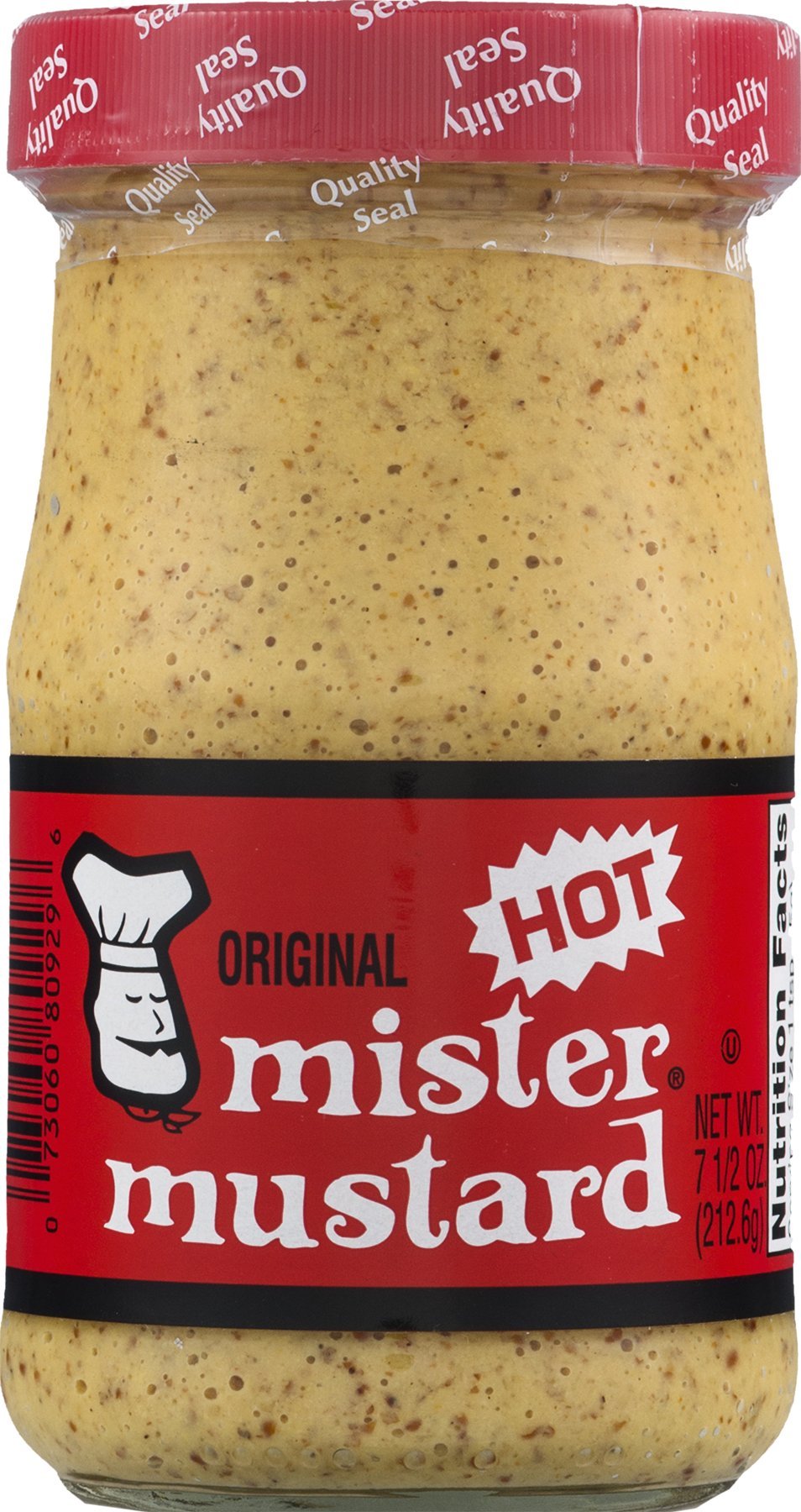 Mister Mustard Original Mustard, 7.5 Ounce, Pack of 6
