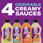 Taco Bell Creamy Avocado Ranch Sauce, 12 Fl Oz, Pack of 1, Convenient Dip for Tacos and Salads