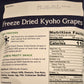 Freeze Dried Kyoho Grapes Dj&A, Ready To Eat Snack, Non Gmo 3.52 Oz(100G) (Pack 1)