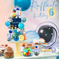 24 Pcs Space Cake Toppers Outer Space Astronaut Figurines Cake Decorations For Space Theme Baby Shower Birthday Party Supplies (
