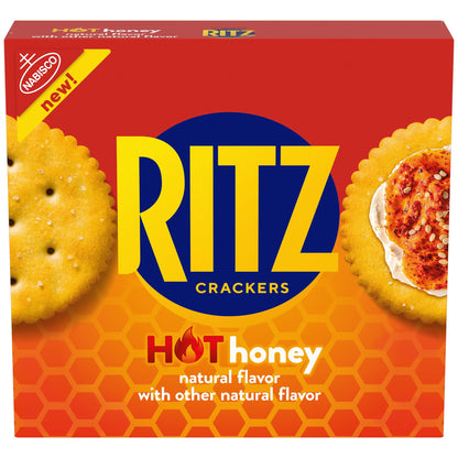 RITZ Hot Honey Crackers, Snacks for Kids and Adults, Lunch Snacks, 13.7 oz