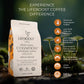 Lifeboost French Vanilla Cognition Mushroom Coffee - Low Acid Medium Organic Coffee With Nootropic Lions Mane & Chaga Mushrooms