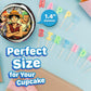 HAPPY CHOICES Edible Cupcake Toppers - Pirate Adventure Theme, Colored, Wafer Sheet, Set of 30