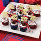 Gyufise 24Pcs Gold Glitter 2024 Graduation Cupcake Toppers Class Of 2024 Grad Cap Cake Picks Decorations For So Proud Of You 202