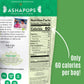 AshaPops Vegan Cheese Flavored Popped Water Lily Seeds, 0.5 oz (Pack of 12) - Gluten-Free, Vegan, Paleo, Nut-Free, Corn-Free, So